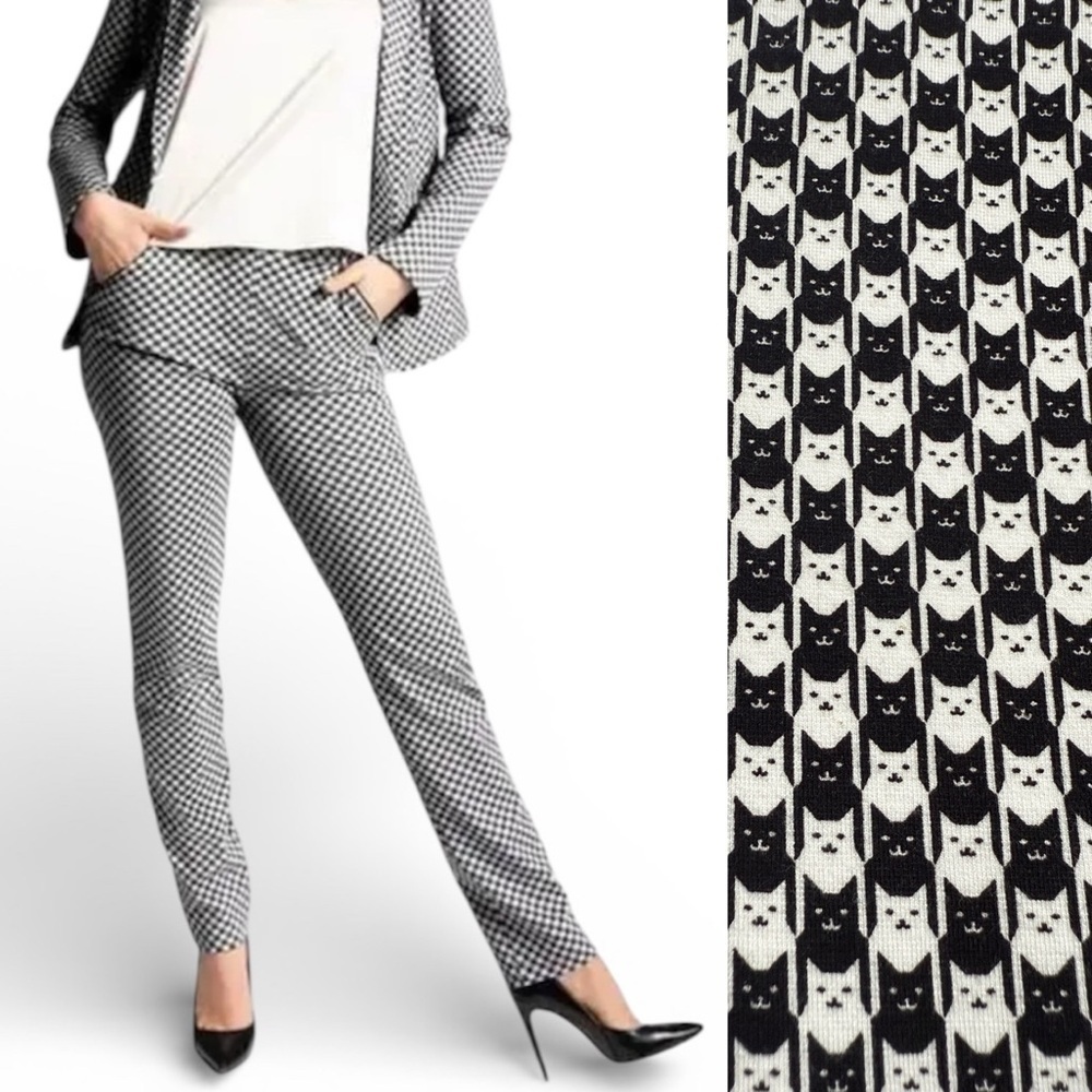 BETABRAND Cat Print Pants Size Small - Picture 13 of 13
